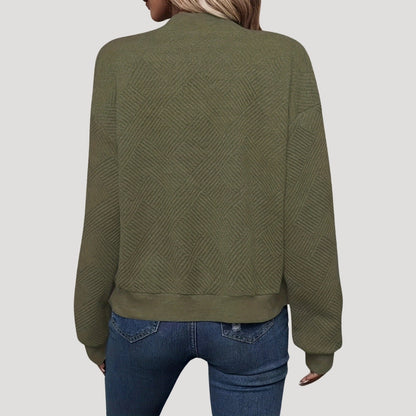 Slim Fit Women's Zip Up Bomber Jacket