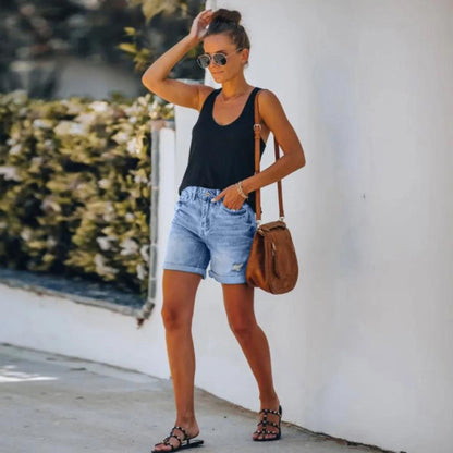 Women's High Waisted Comfort Shorts