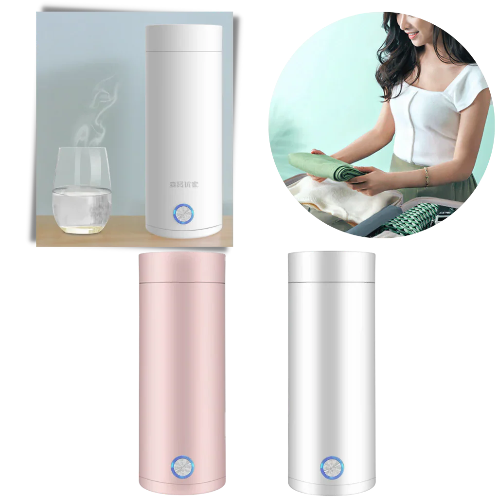 Travel Electric Kettle 400ml - Compact Fast Boiler