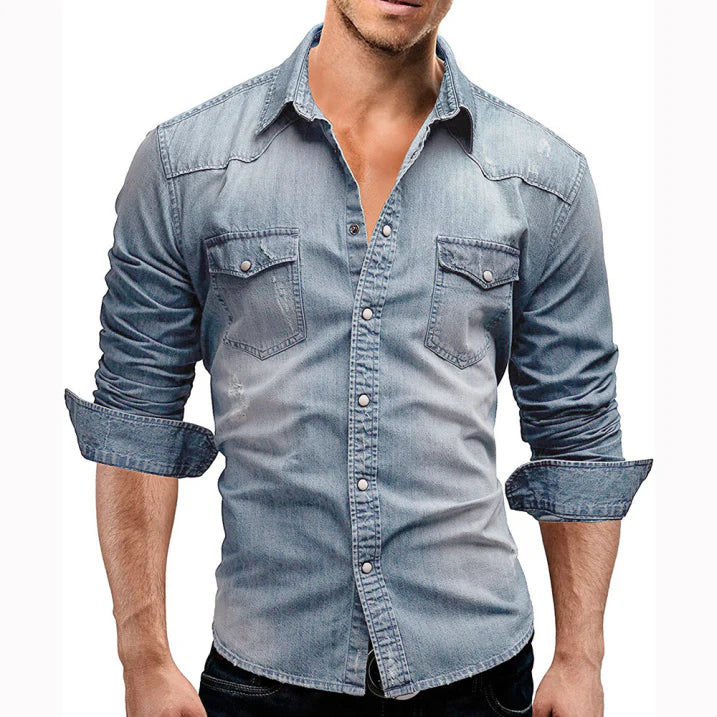 Men's Fit Casual Short Sleeve Dress Shirt