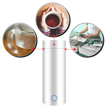 Travel Electric Kettle 400ml - Compact Fast Boiler