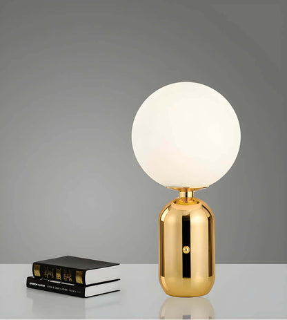 Luxury Glass and Metal Desk Lamp with G9 Bulb