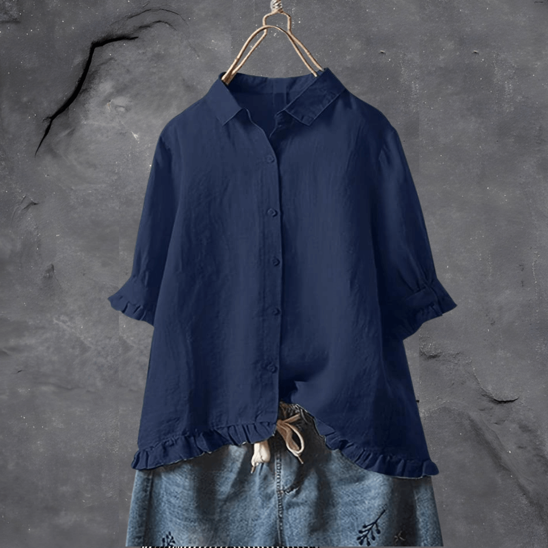 Relaxed Fit Casual Women's Blouse - Luxivelle