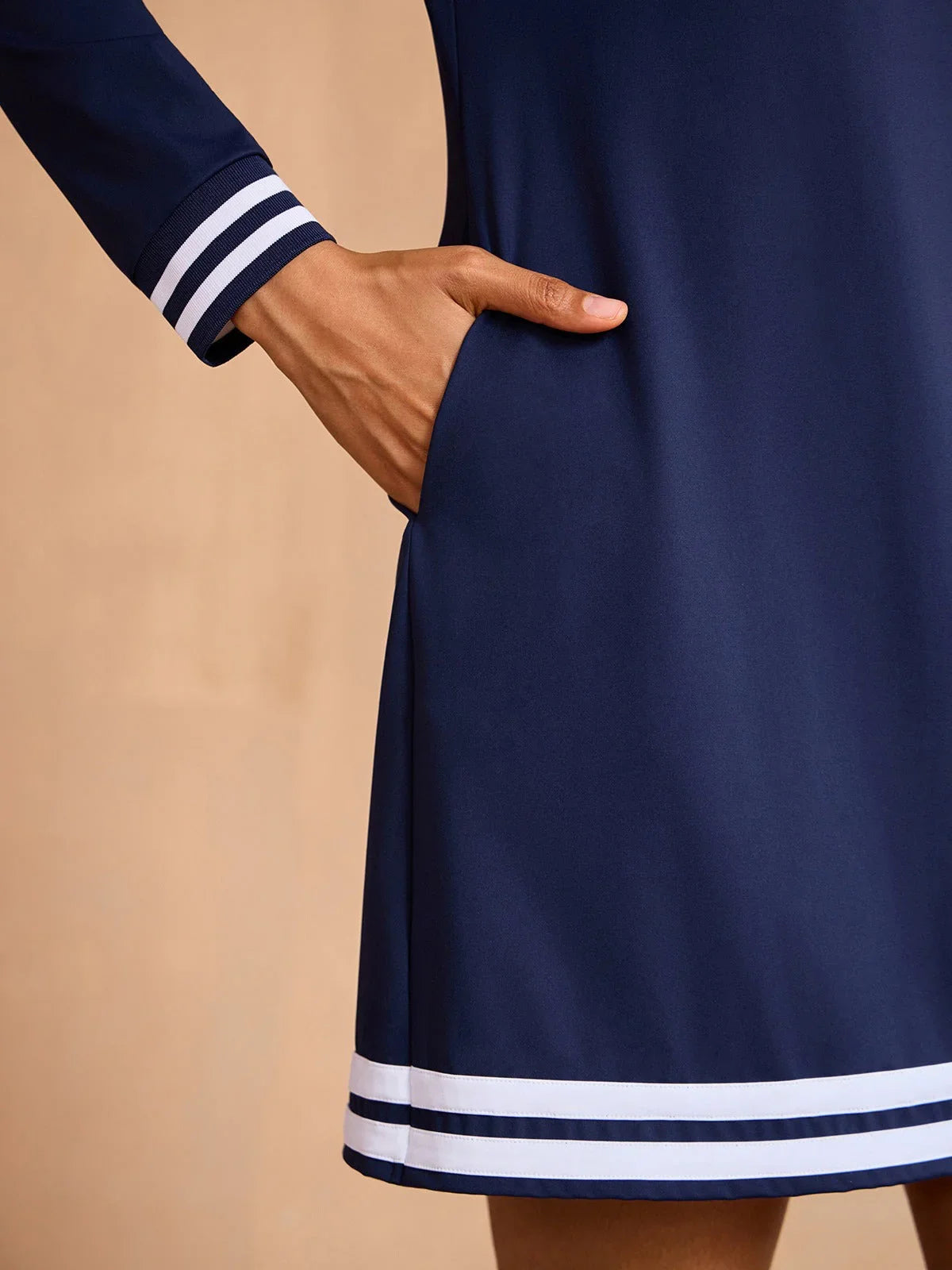 Classic Dark Blue UPF 50+ Maxi Dress