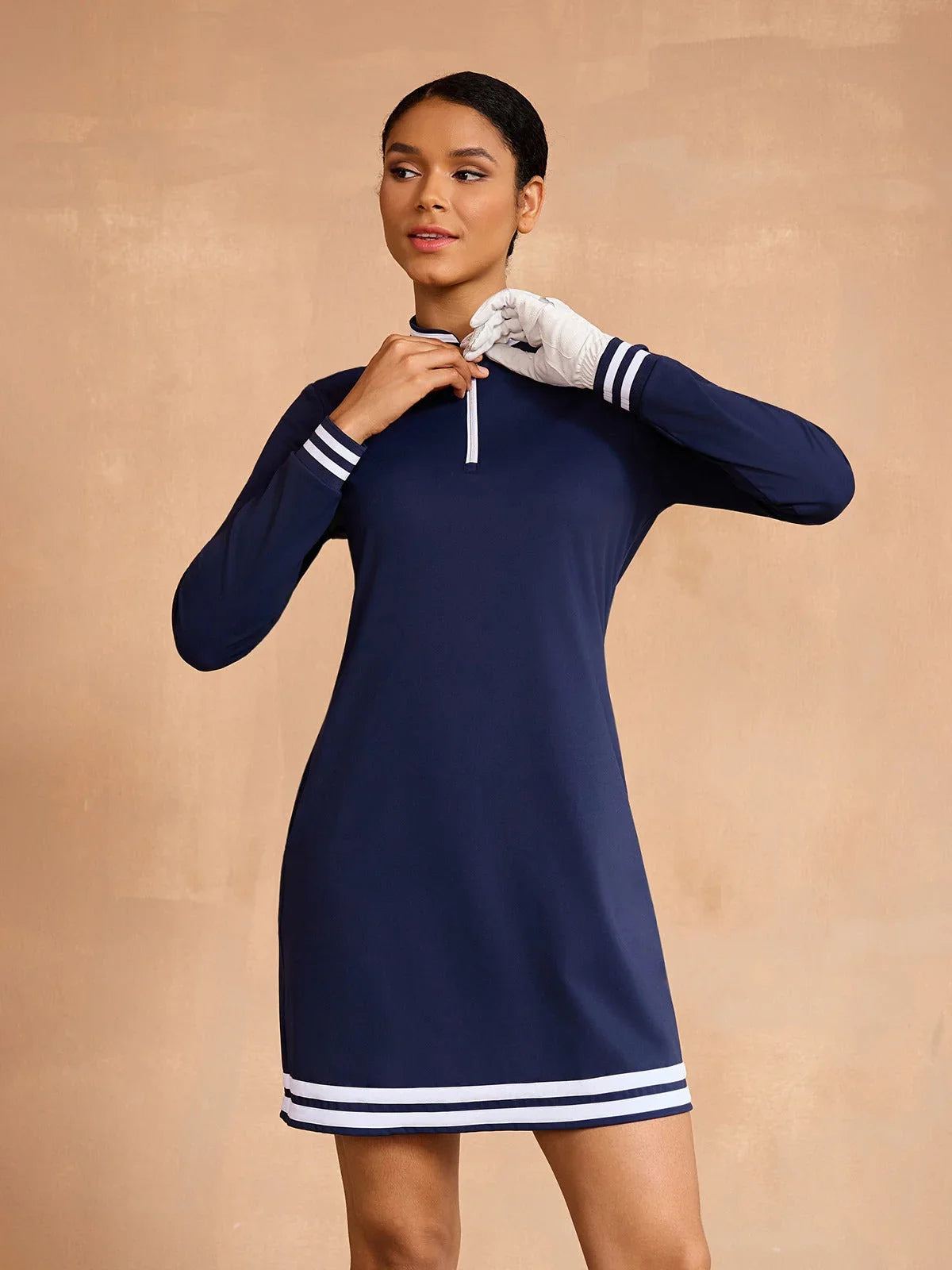 Classic Dark Blue UPF 50+ Maxi Dress