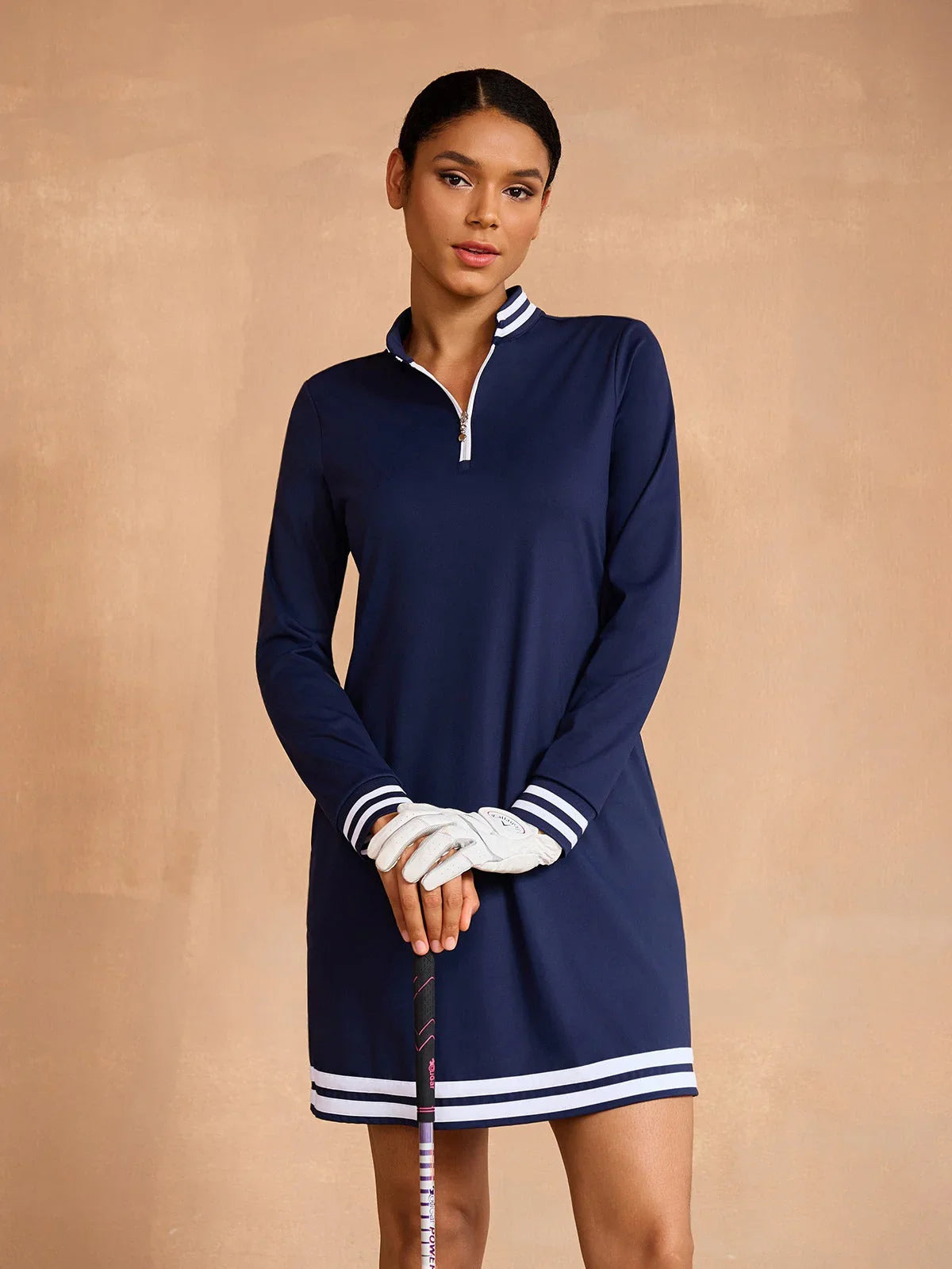 Classic Dark Blue UPF 50+ Maxi Dress