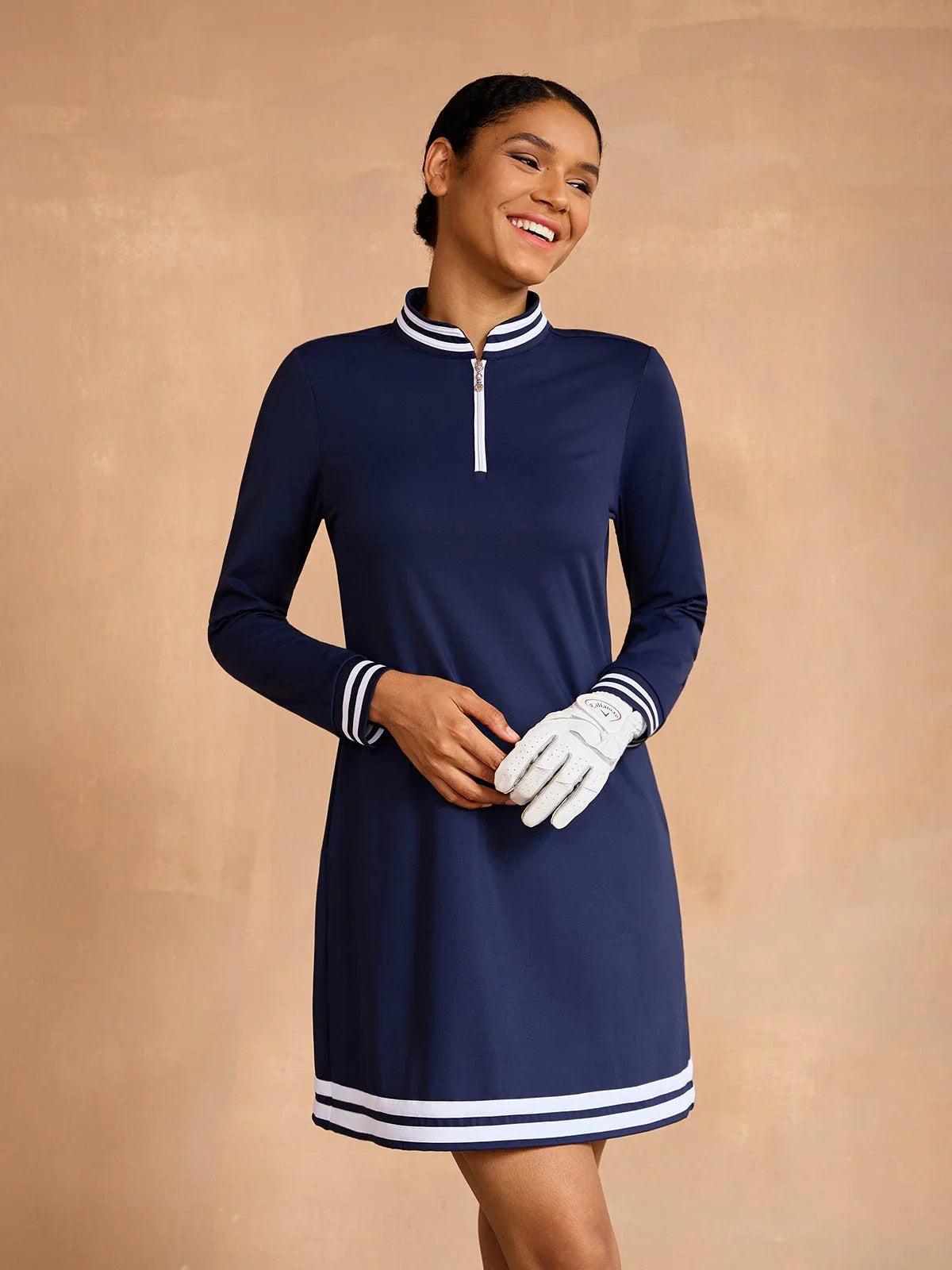 Classic Dark Blue UPF 50+ Maxi Dress