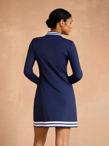 Classic Dark Blue UPF 50+ Maxi Dress