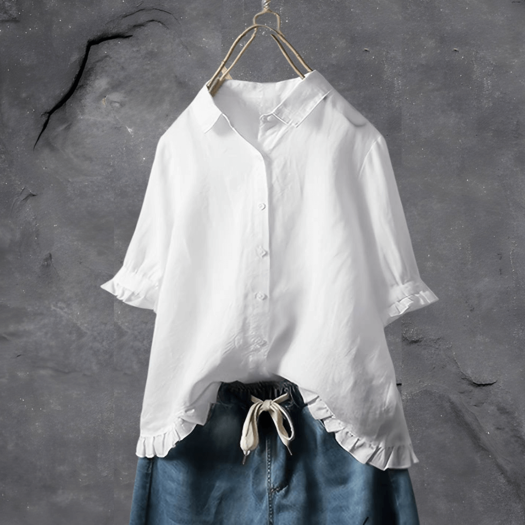 Relaxed Fit Casual Women's Blouse