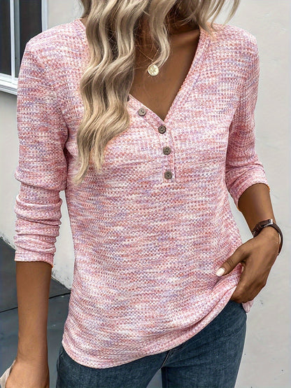 Ladies Soft V Neck Sweater Top - Luxivelle