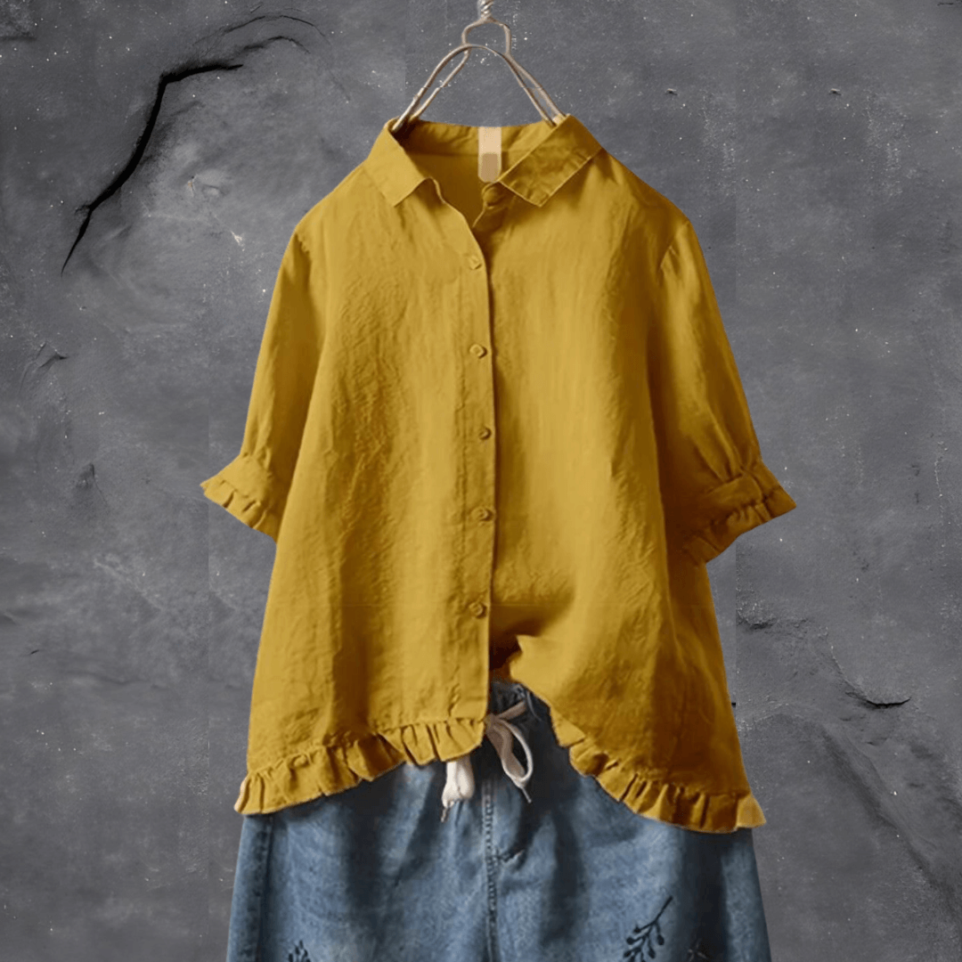 Relaxed Fit Casual Women's Blouse
