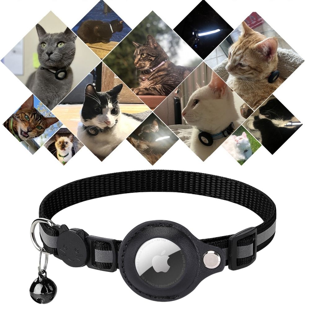 Adjustable Pet Collar with Quick Release – Reflective & Tracker Friendly