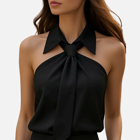 Women’s Chiq Tie-Neck Shirt