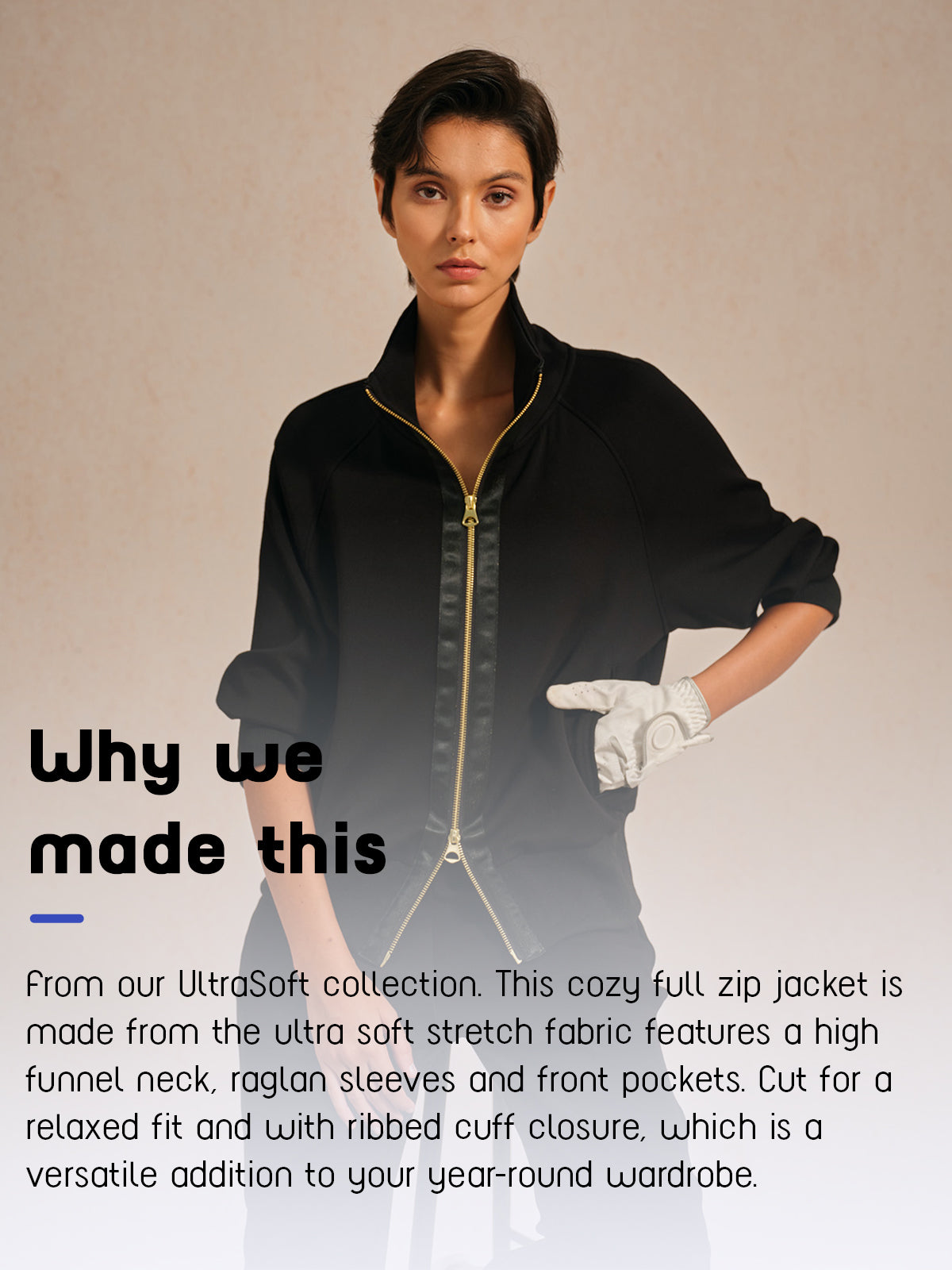 Plush Fleece Long Sleeve Zip Jacket