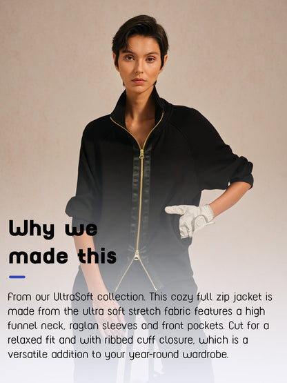 Plush Fleece Long Sleeve Zip Jacket