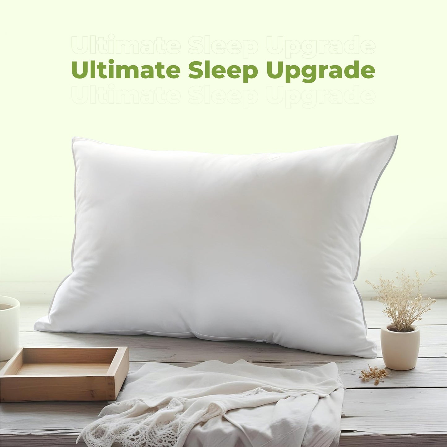 Plush Comfort Bed Pillow - Soft Cooling Down Pillow