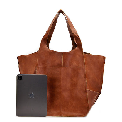 Large Leather Duffel Bag | Classic Travel Tote