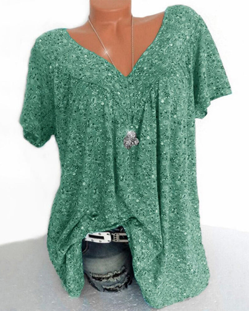 Ladies' Classic V Neck Top - Luxivelle