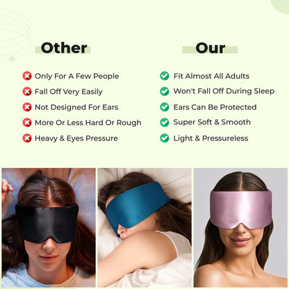 Soft Silk Sleep Eye Mask for Better Rest