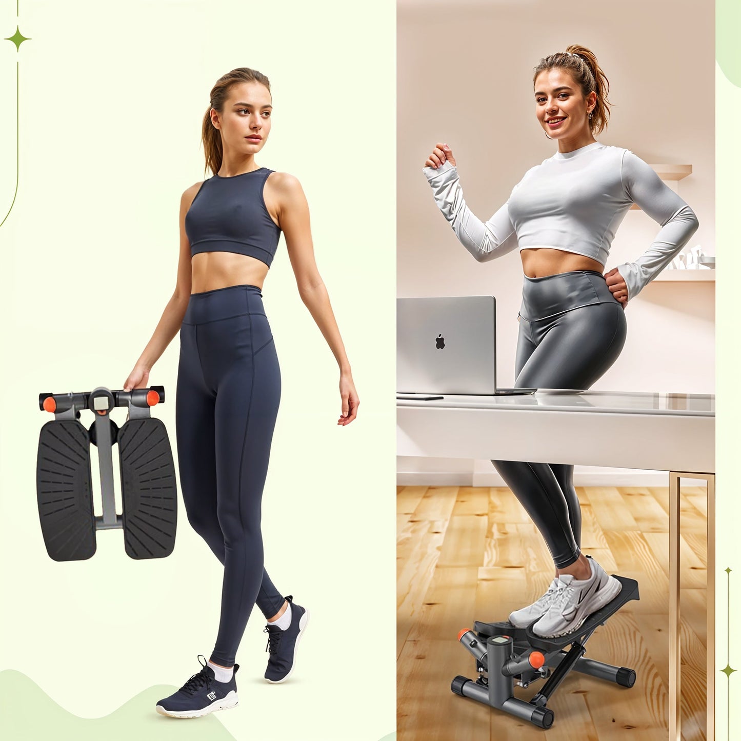 Compact Home Step Exercise Machine - Luxivelle