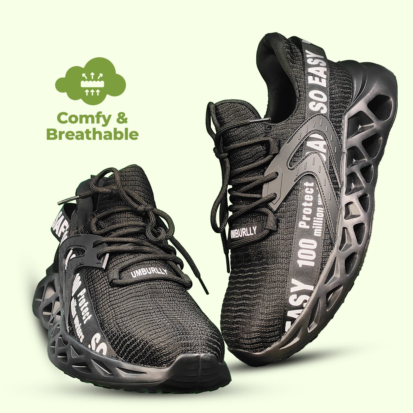 Lightweight Airy Work Safety Shoes