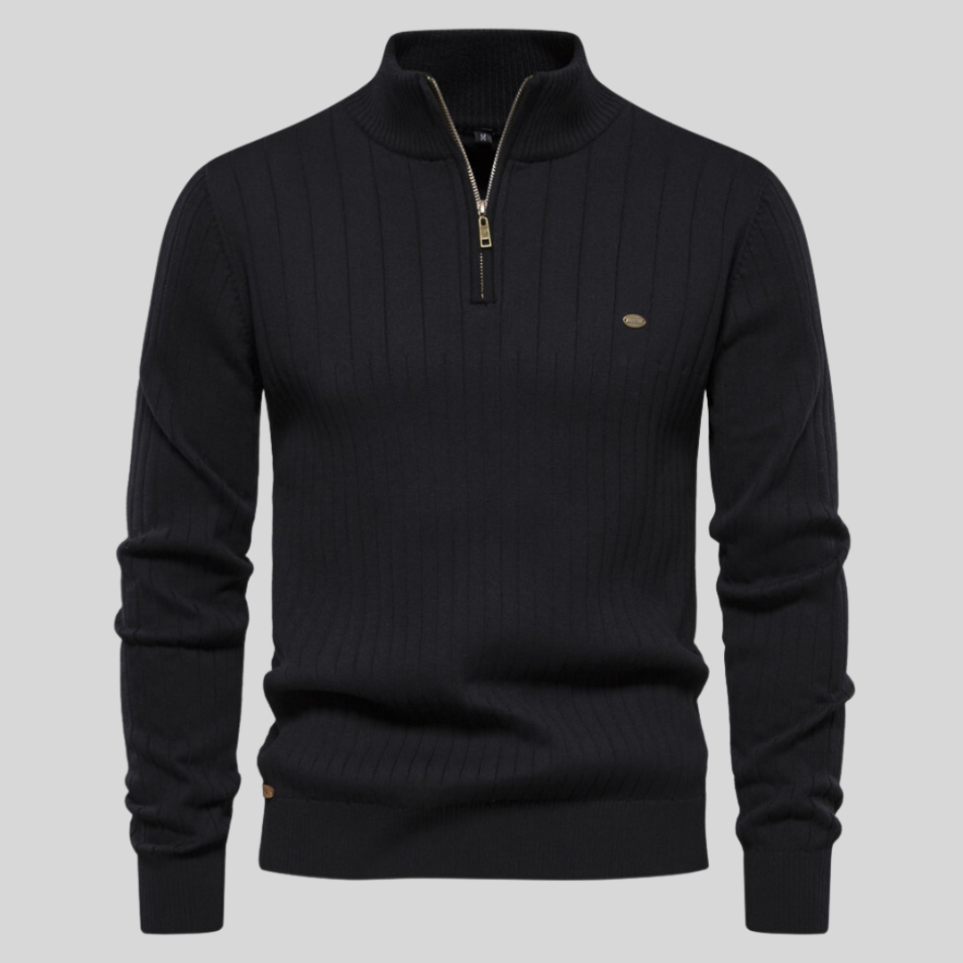 Men's Warm Crew Neck Long Sleeve Sweater - Luxivelle