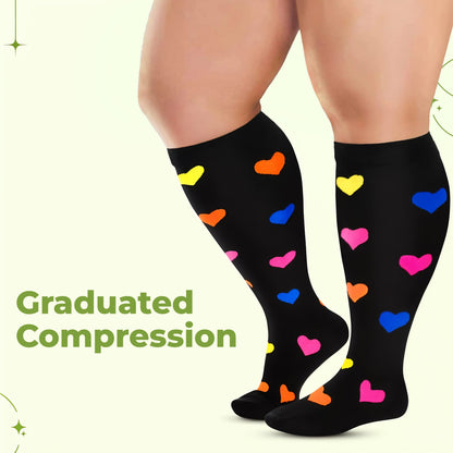 Plus Size Support Socks