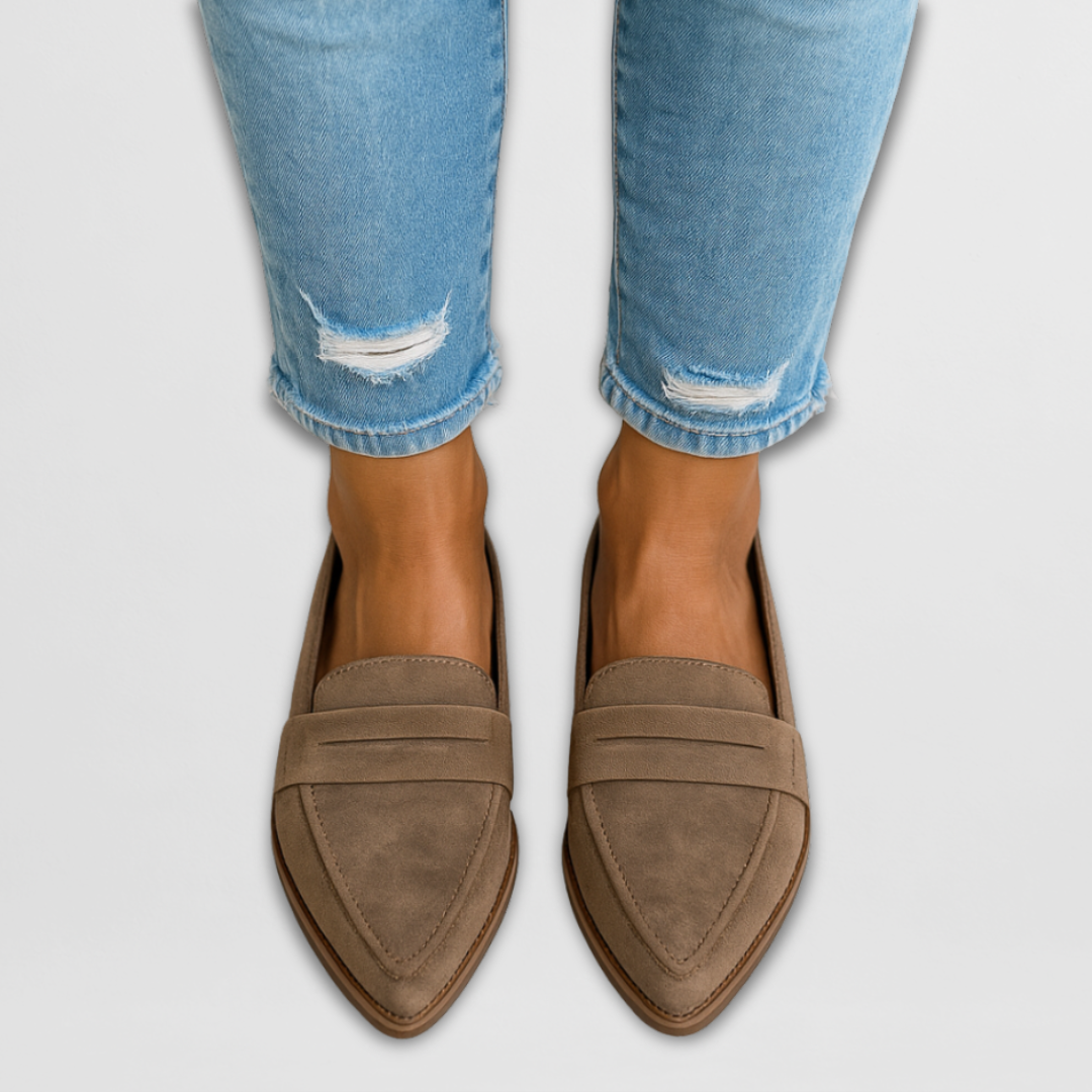 Comfortable Leather Moccasin Shoes - Luxivelle