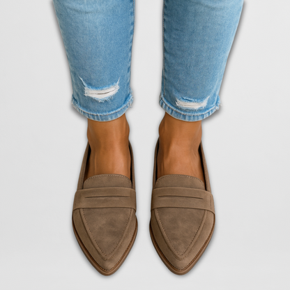 Comfortable Leather Moccasin Shoes - Luxivelle
