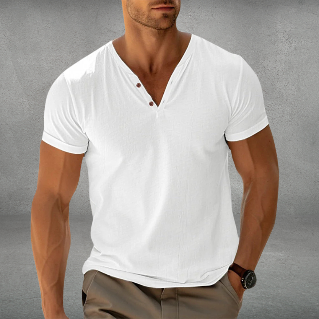 Florian | Black Polo Shirt for Men - Lightweight & Breathable Cotton 3