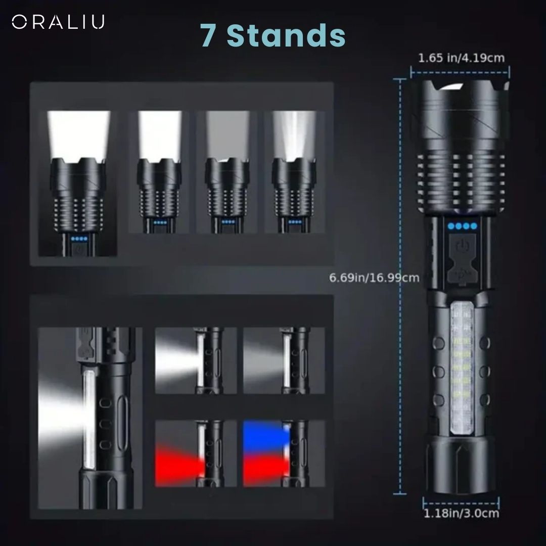 Powerful Long Range LED Torch