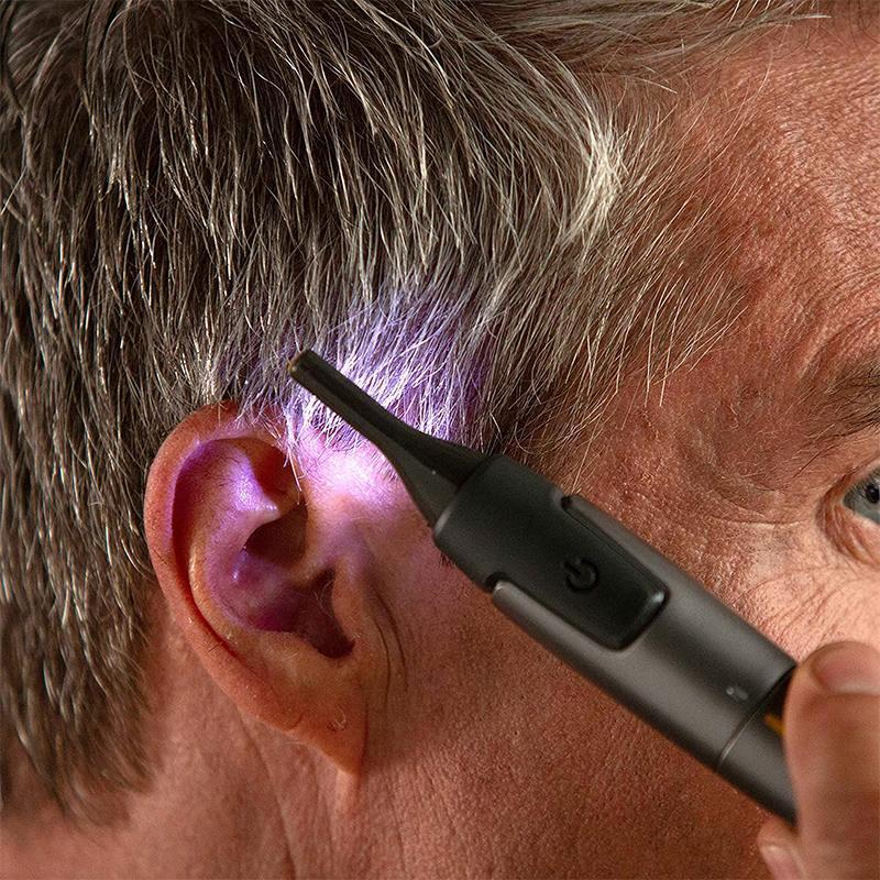 Compact Gentle Beard Trimmer for Nose and Eyebrows
