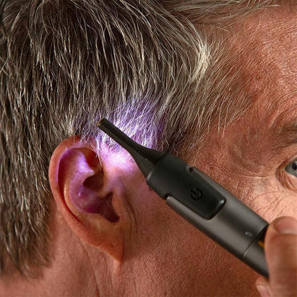 Compact Gentle Beard Trimmer for Nose and Eyebrows