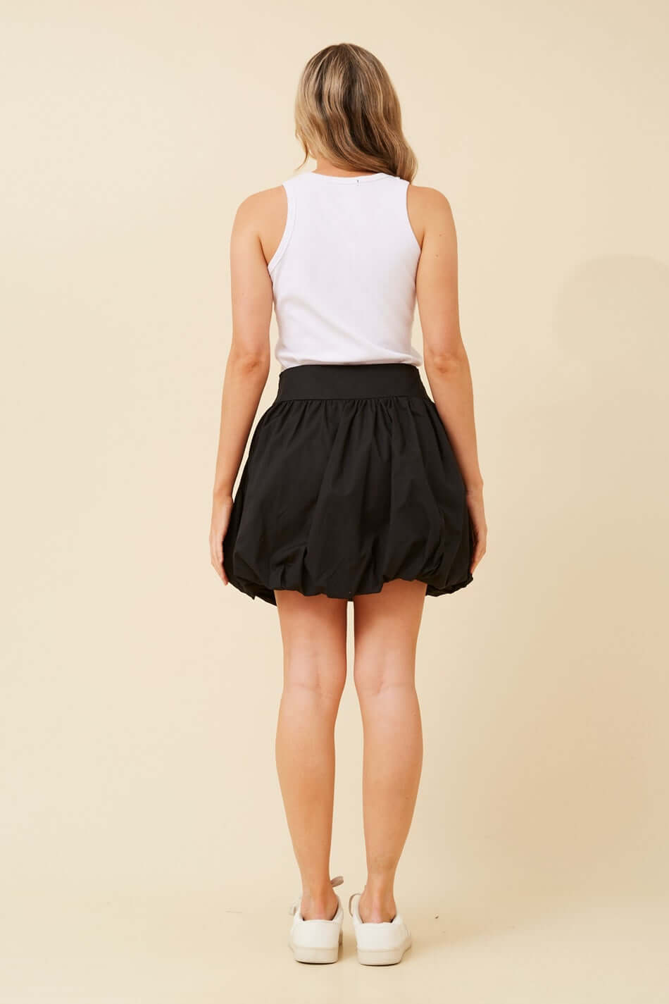 Flared Mini Skirt for Women - Tight Fitted Waist