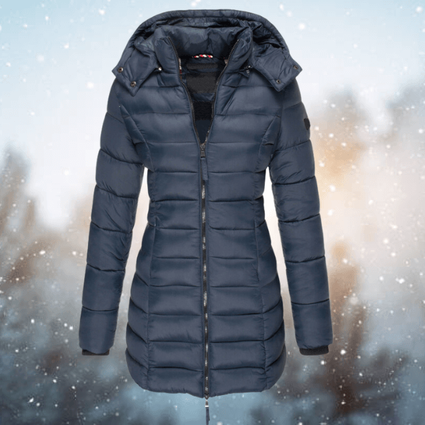 Warm Women's Down Filled Parka Coat - Luxivelle