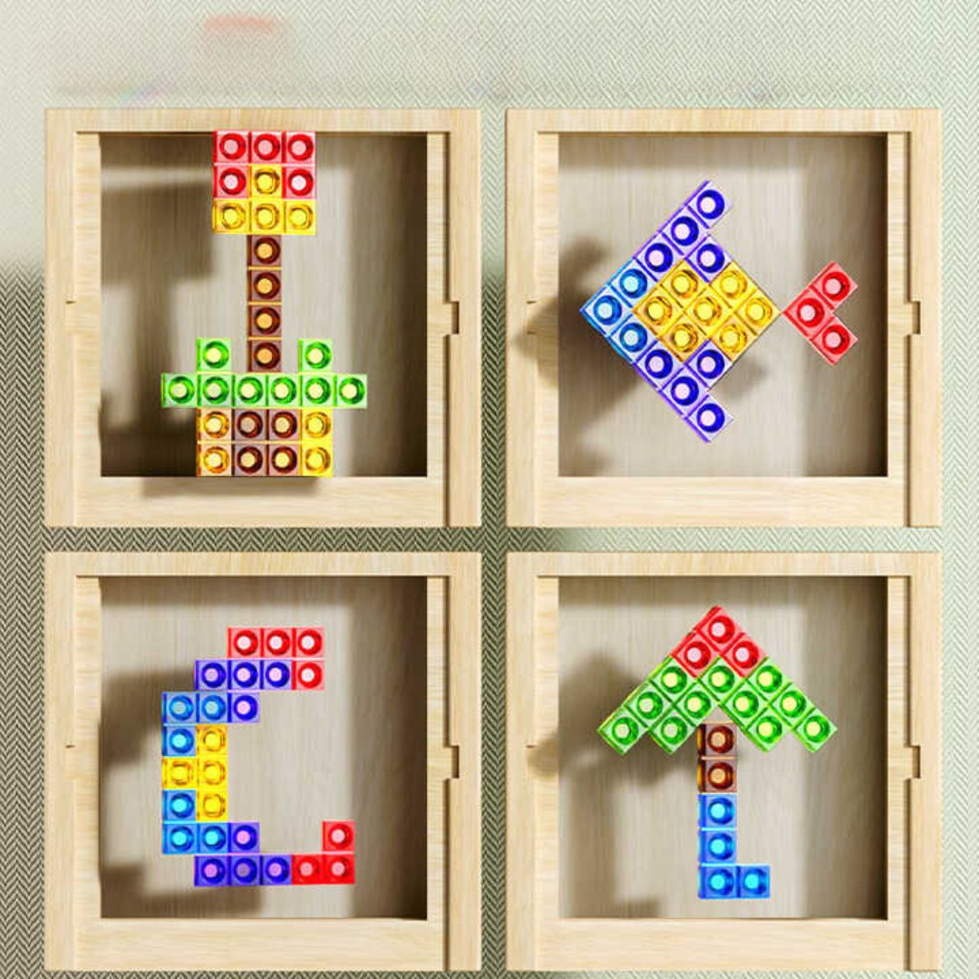 Eco Friendly Wood Puzzle Game for Kids and Adults