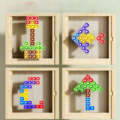 Eco Friendly Wood Puzzle Game for Kids and Adults