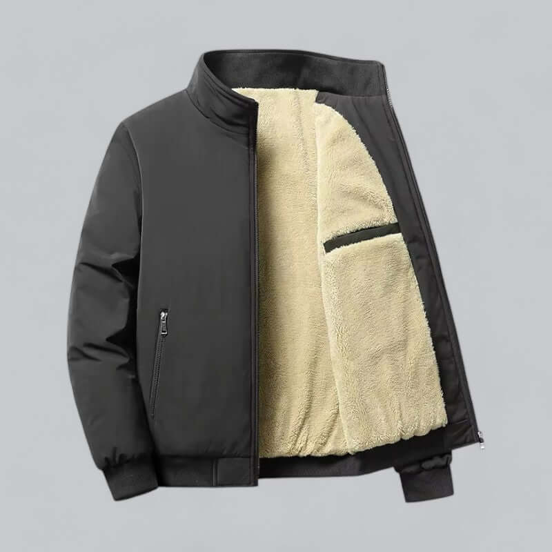 Warm Waterproof Mens Fleece Coat - Luxivelle