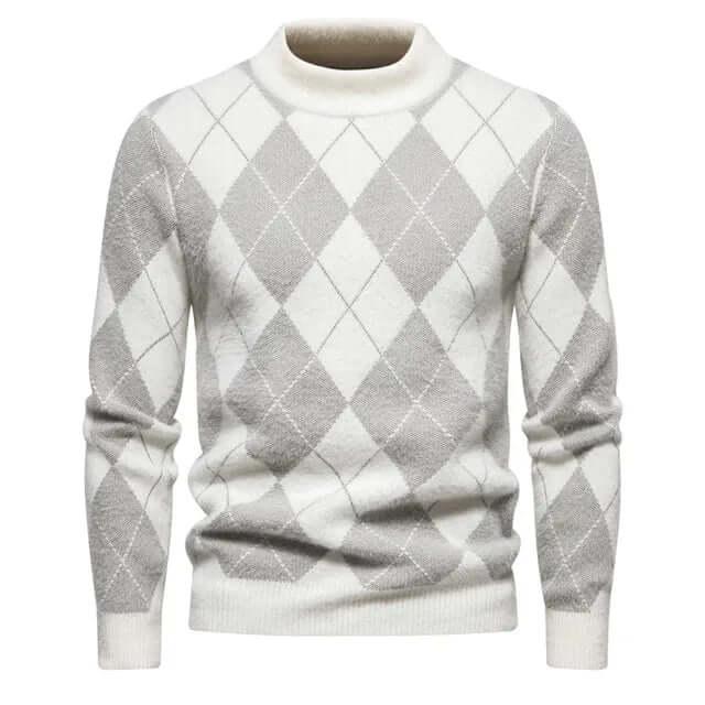 Classic Pattern Crew Neck Sweater