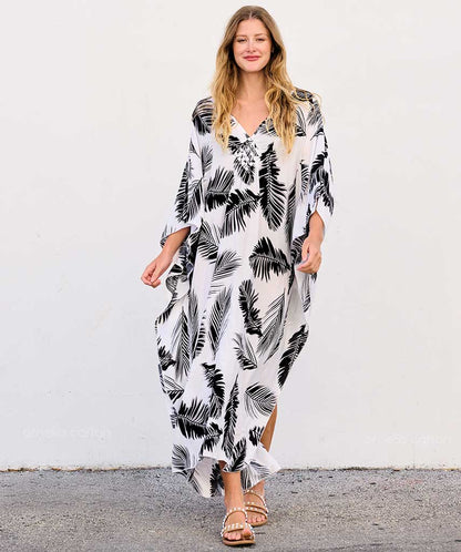 Relaxed Fit Cotton Maxi Dress - Luxivelle