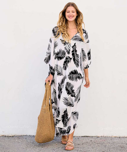 Relaxed Fit Cotton Maxi Dress