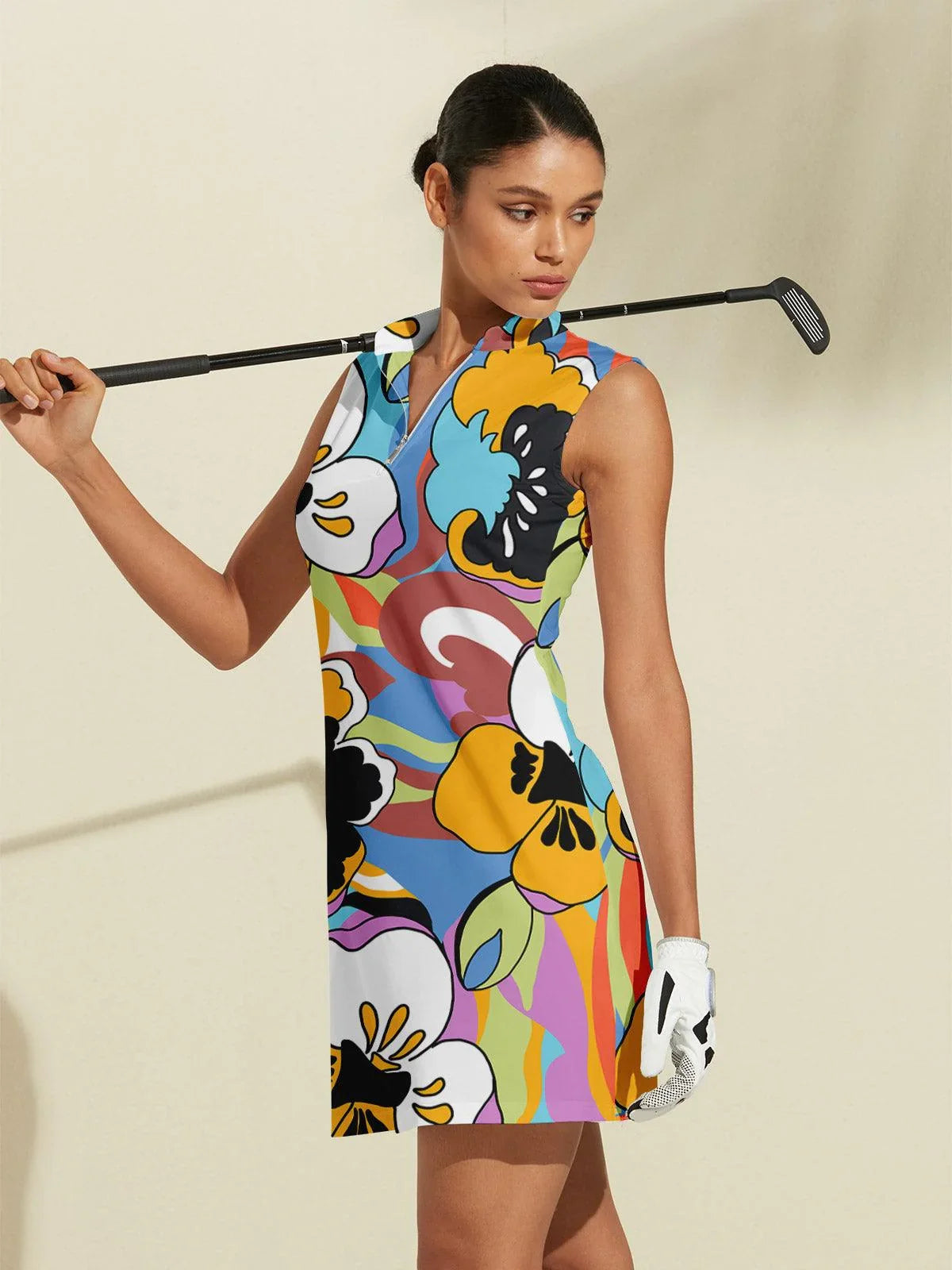 Vibrant Summer Sundress UPF 50+ Protection - Luxivelle