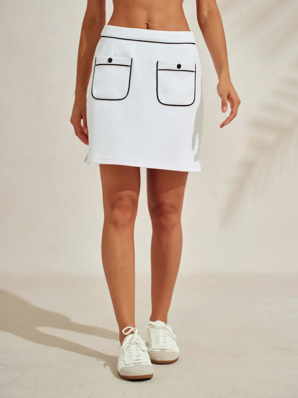 Fashionable 18 Inch Pleated Golf Skort - Luxivelle