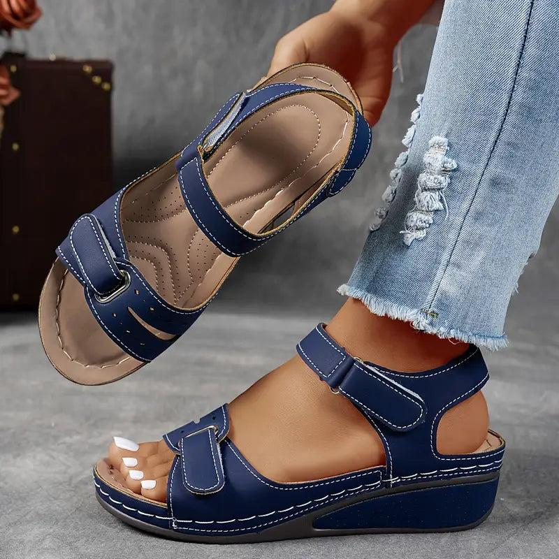 Comfortable Women's Summer Leather Sandals for Casual Wear