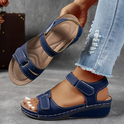 Comfortable Women's Summer Leather Sandals for Casual Wear