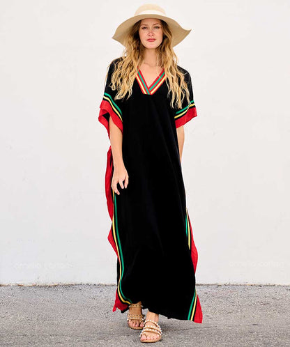 Relaxed Fit Cotton Beach Dress - Luxivelle