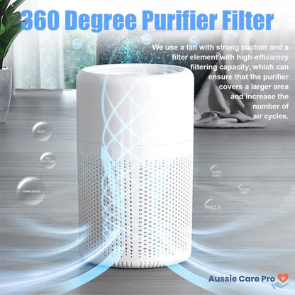 Compact Air Cleaner with Genuine HEPA Filter