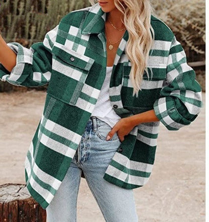 Heidi | Trendy Plaid Shirt