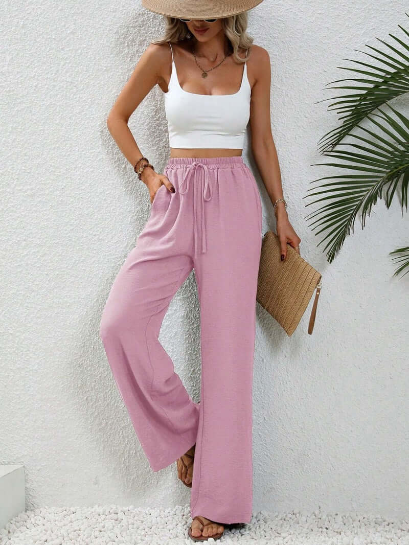 Relaxed Fit Cotton Pants