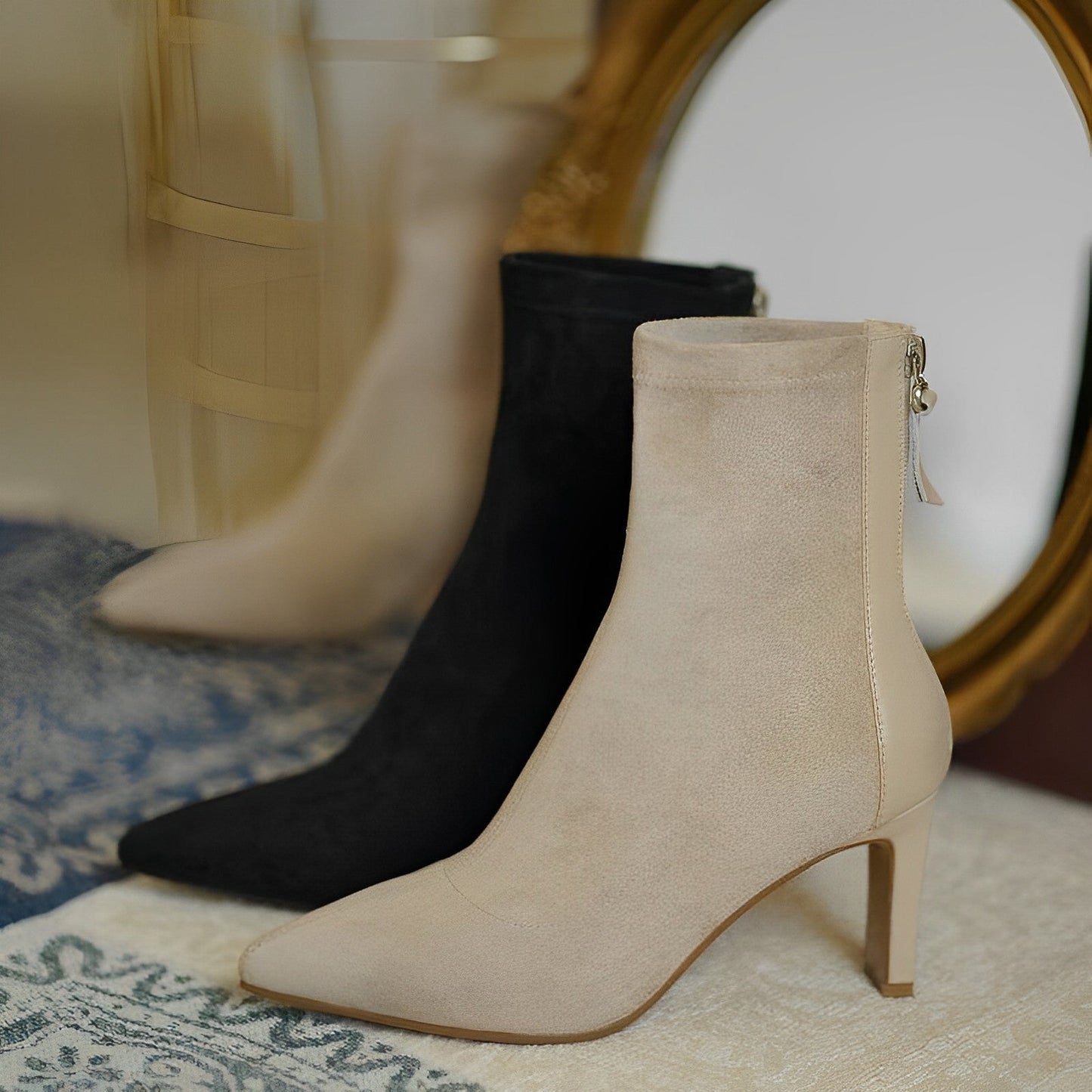 Tania | Chic High Heel Booties